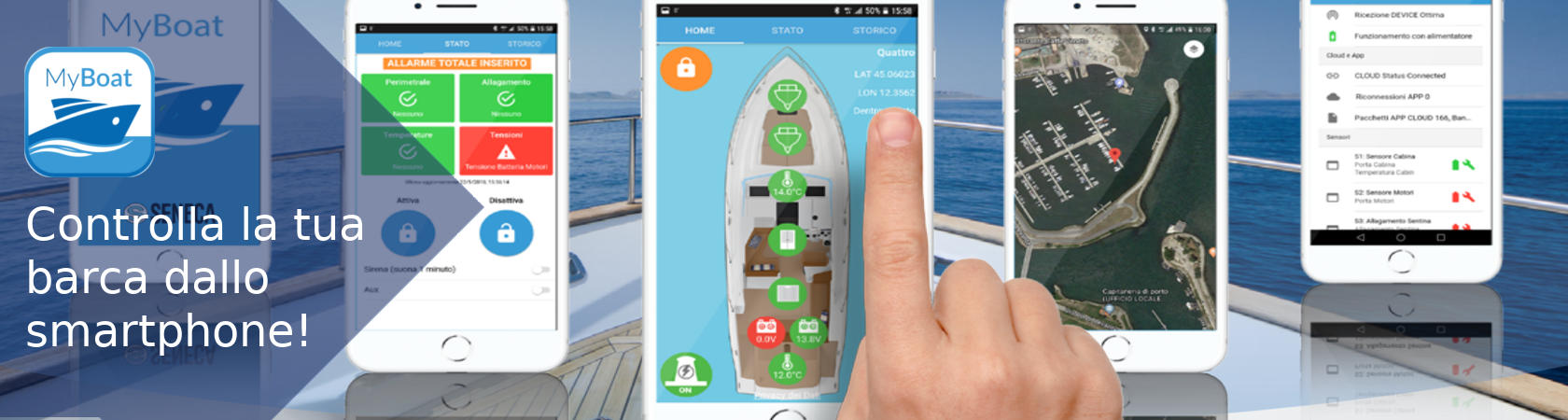 MyBoat: controlla la tua barca dallo smartphone