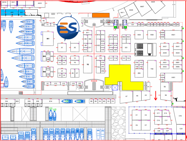 planimetria salone di genova